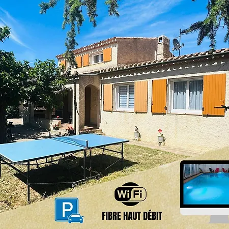 Hébergement de vacances Spacieuse Villa Tout Equipee Avec Piscine, Jardin Et Loisirs - Au Coeur De La Provence Aix-en-Provence